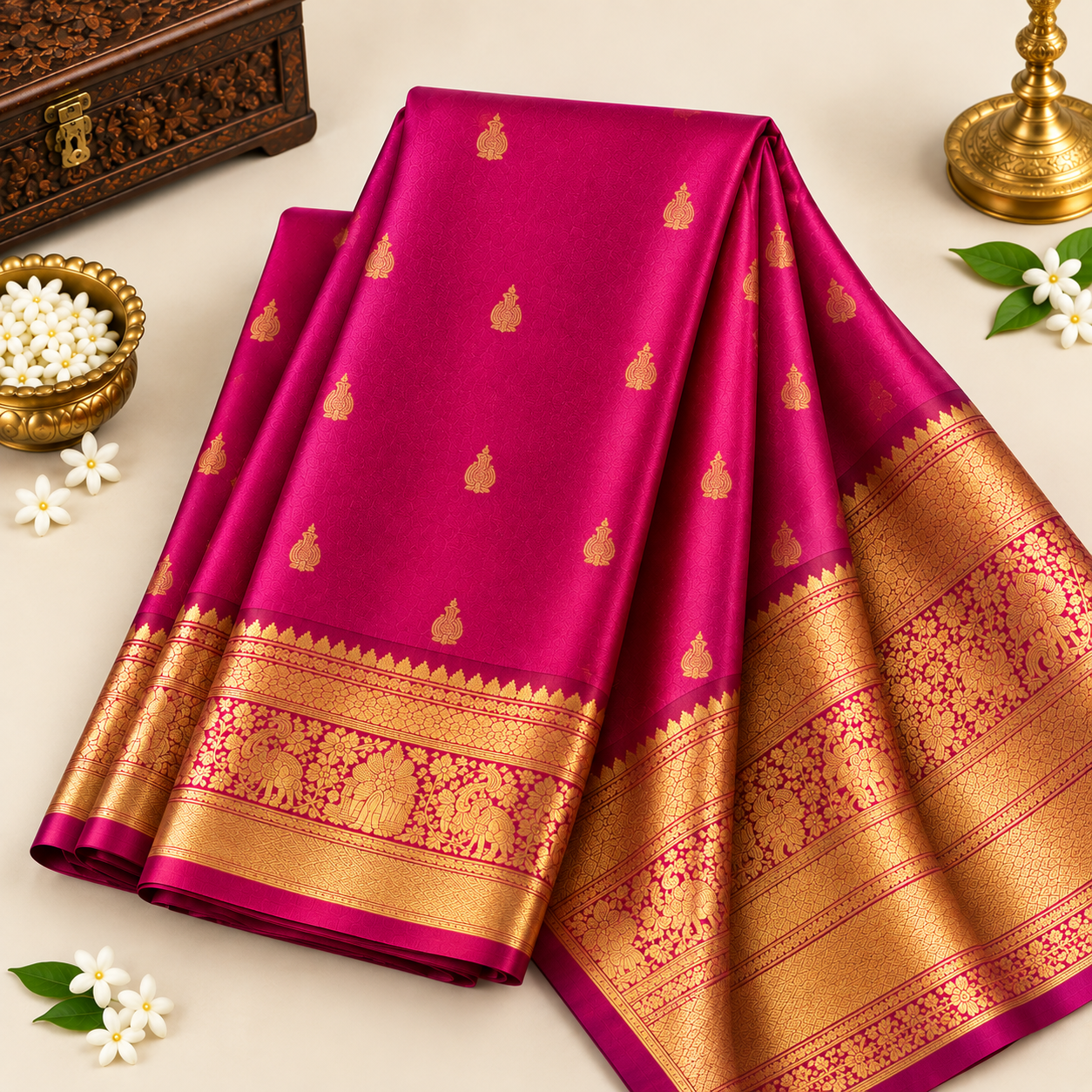 Traditional Cotton Silk Saree