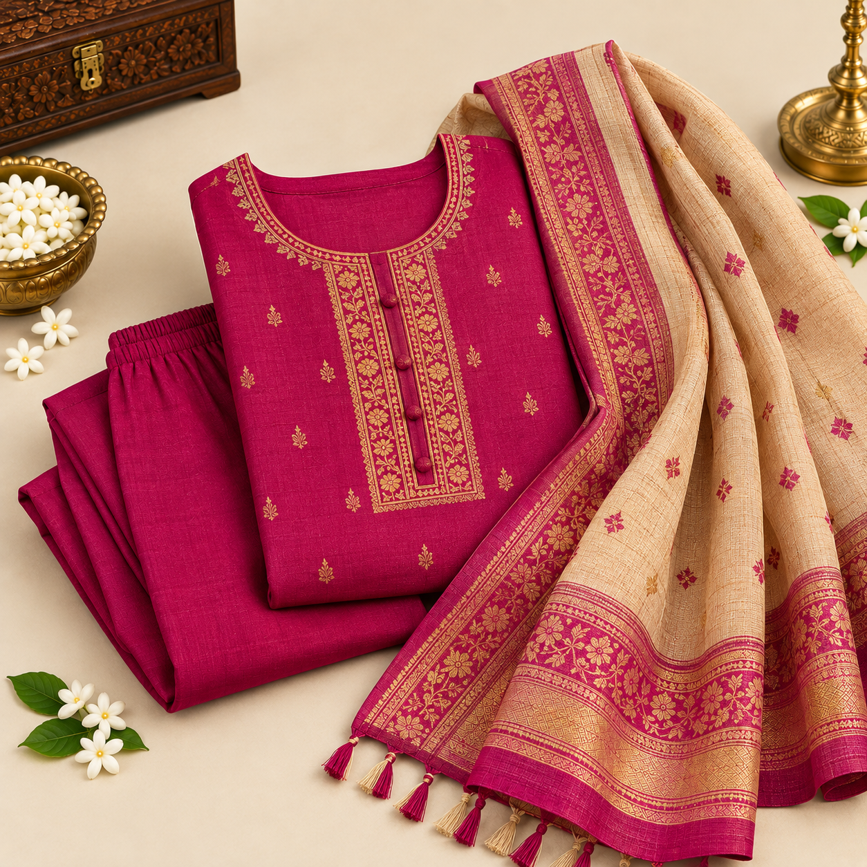 Handwoven Ethnic Salwar Suit