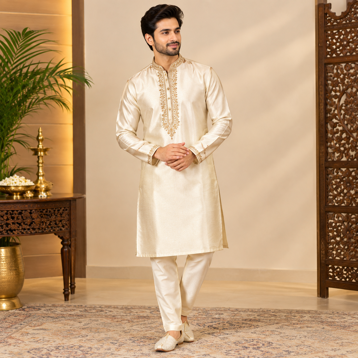 Premium Silk Kurta Pyjama