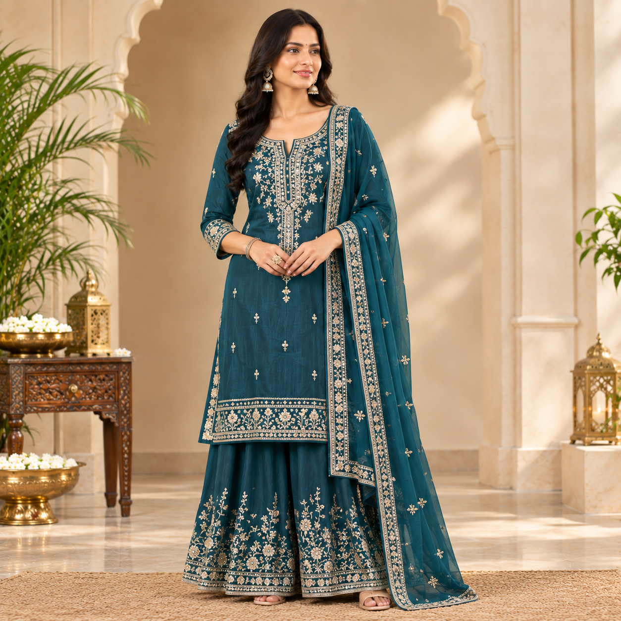 Designer Palazzo Set